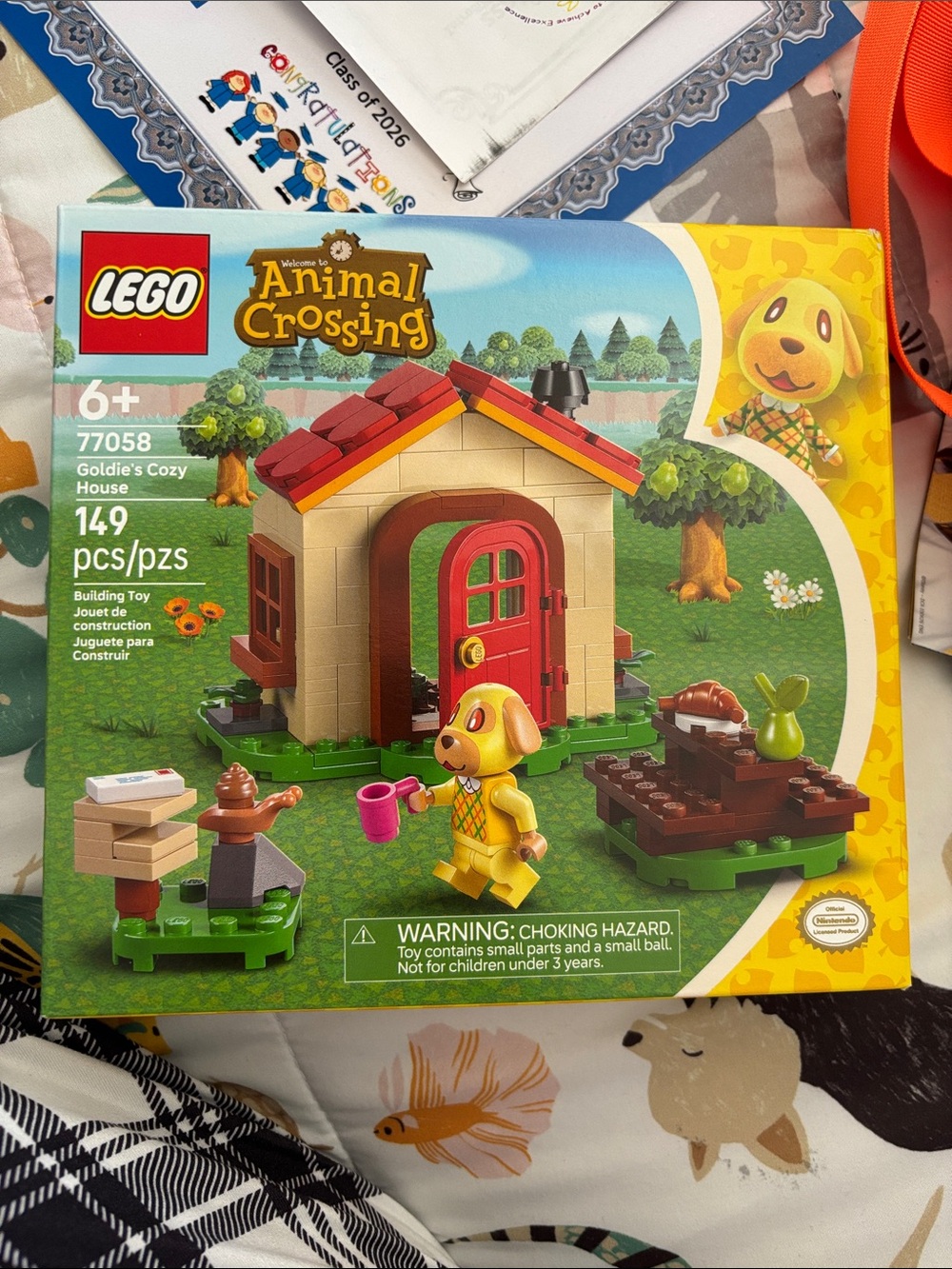 LEGO Animal Crossing Goldie’s Cozy House - Red, Tan, Yellow